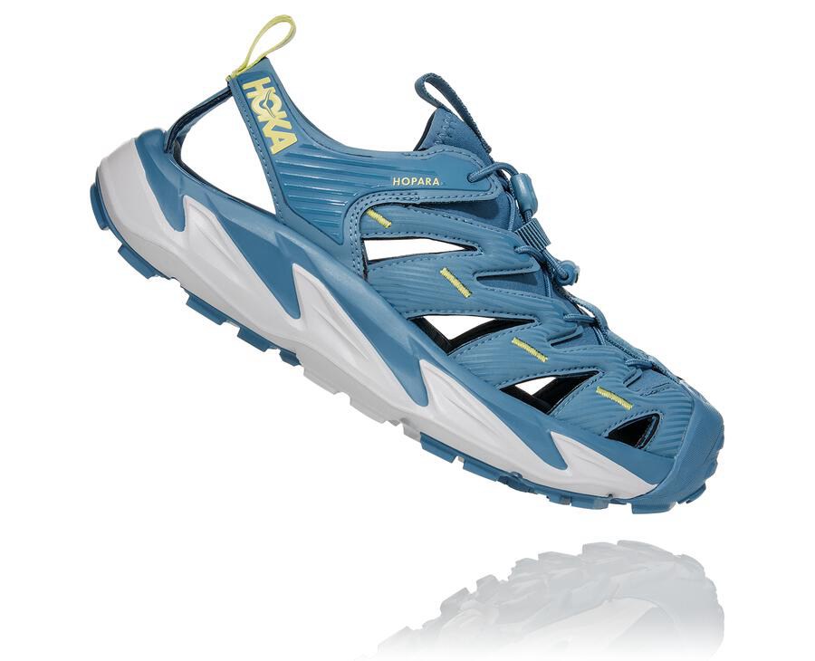 Hoka One One Womens Sandals - Hopara - Blue - ALYU89306